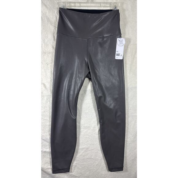 Yogalicious Pants - Great Yogalicious size S gray faux leather Lady Love ankle leggings women NWT